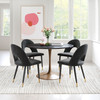 Zuo Modern Menlo Dining Chair (Set of 2) Black