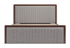 Zuo Modern Somune King Bed Gray & Walnut
