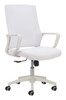 Zuo Modern Jett Low Back Office Chair White