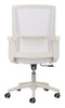 Zuo Modern Jett Low Back Office Chair White
