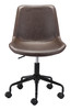 Zuo Modern Byron Office Chair Brown