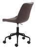 Zuo Modern Byron Office Chair Brown
