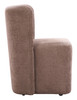 Zuo Modern Bambun Dining Chair with Wheels - Taupe