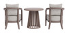 Zuo Modern Viola Patio Seating Set Brown