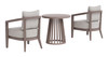 Zuo Modern Viola Patio Seating Set Brown