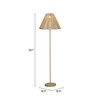 Zuo Modern Lumika Solar Floor Lamp Beige
