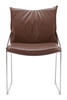 Zuo Modern Pola Dining Chair (Set of 2) Brown