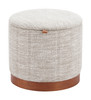 Zuo Modern Fije Storage Ottoman Gray