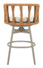 Zuo Modern Safal Swivel Barstool Multicolor