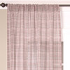 Annette Linen Sheer Curtain in Multi Grey by Ellora Casa by India's Heritage