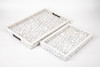Go Home Ltd - Pearl Trays Set of 2 