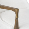 Villa & House - Bastian Lounge Chair, Driftwood and Frosted Alabaster