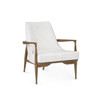 Villa & House - Bastian Lounge Chair, Driftwood and Frosted Alabaster