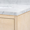 Villa & House - Caspian 2-Drawer Cabinet with 30" Marble Vanity Top, Sand