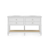 Villa & House - Sienna 2-Drawer Table - Base Only, Vanilla