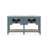 Villa & House - Sienna 2-Drawer Table - Base Only, Foggy Horizon