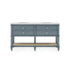 Villa & House - Sienna 2-Drawer Table - Base Only, Foggy Horizon