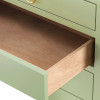 Villa & House - Jacqui 3-Drawer Side Table, Heritage Spring Green