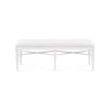 Villa & House - Lawrence Bench, Glazed Whisper White