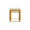 Villa & House - Rialto Nesting Tables Set of 2, Gold Leaf