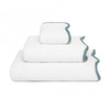 Portobello Scalloped Towel PEACOCK 15009 by Graccioza