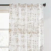 Cloud9 Design Raina Ivory and Gold Ombre Velvet Panel