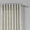 Cloud9 Design Aria White and Gold Sheer Panel