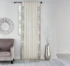 Cloud9 Design Zuri Ivory Silver Linen Panel
