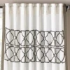 Cloud9 Design Ory White Colored Cotton Linen Panel