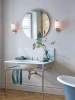 Lucas + McKearn Eliot 1 Light Bath Light in Polished Chrome
