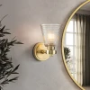 Lucas + McKearn Gunnislake 1 Light Bath Light in Brushed Brass