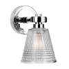  Lucas + McKearn Gunnislake 1 Light Bath Light in Polished Chrome 