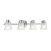 Lucas + McKearn Hudson 4 Light Bath Light in Polished Chrome
