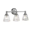 Lucas + McKearn Keynes 3 Light Bath Light in Polished Chrome