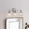 Lucas + McKearn Keynes 3 Light Bath Light in Polished Chrome