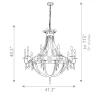 Lucas + McKearn Monteleone 10 Light Chandelier - Gold