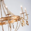 Lucas + McKearn Monteleone 10 Light Chandelier - Gold
