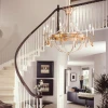Lucas + McKearn Monteleone 10 Light Chandelier - Gold