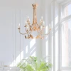 Lucas + McKearn Sweet Olive 12 Light Chandelier in Hand-Finished Gilded Gold