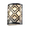 Lucas + McKearn Arabella 1 Light Wall Sconce in Lacquered Black