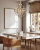 Lucas + McKearn Lemuria 3 Light Mini Gold and Silver Empire Chandelier