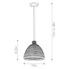 Lucas + McKearn Hampstead 1 Light Duo-Mount Pendant in Black