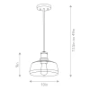 Lucas + McKearn Nottinghill 1 Light Duo-Mount Pendant - Brass