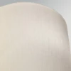 Lucas + McKearn Curtis Medium 1-Light Wall Light in Aged Brass with Ivory Faux Silk Shade
