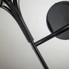Lucas + McKearn Sawgrass 2 Light Sconce in Lacquered Black with Etched Glass