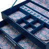 WOLF x Fiona Howard Sophia Jewelry Box with Drawers in Indigo Fruit Botanical