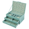 WOLF x Fiona Howard Sophia Jewelry Box with Drawers in Jade Fruit Botanical