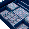 WOLF x Fiona Howard Sophia Jewelry Box with Window in Indigo Fruit Botanical