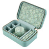 WOLF x Fiona Howard Sophia Travel Zip Case in Jade Fruit Botanical