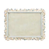 Jay Strongwater Leslie Bejeweled 5" x 7" Crystal Picture Frame in Baby Blue